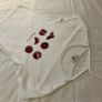 Gorgeous Small Pull and Bear white tshirt top with pink motif Image 5