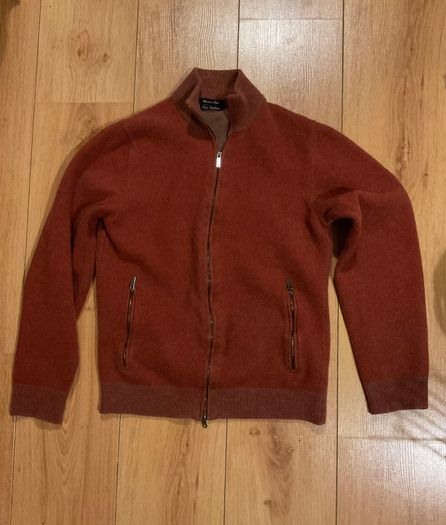 Ladies Massimo Dutti Zipped Wool and Cashmere Top Size L