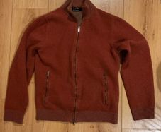 Ladies Massimo Dutti Zipped Wool and Cashmere Top Size L