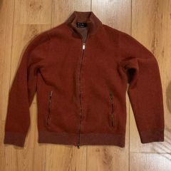 Ladies Massimo Dutti Zipped Wool and Cashmere Top Size L