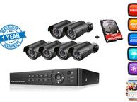 main image for ad Cctv System, 6 Cameras 3000tvl Hd 1080n + Hdd - 1 Year Warranty
