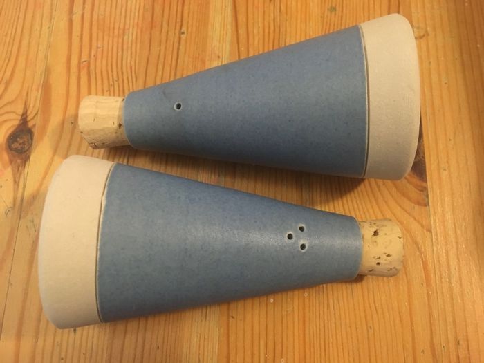 AS NEW John Ryan Salt-and-Pepper Set
