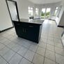 Solid oak shaker kitchen painted in railings Image 2
