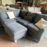 Blue corner sofa L shaped Image 2