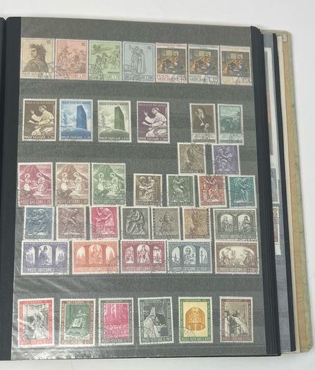 Collection: Vatican City Stamps both mint and used along with some miniature sheets on 40 pages