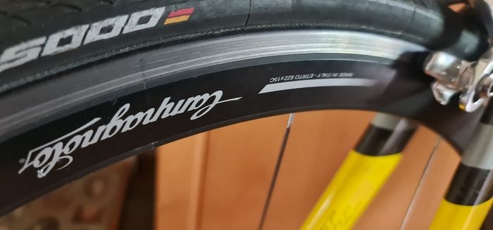 vintage campagnolo shamal wheelset ti spokes