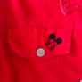 Red Denim Cropped jacket Image 2