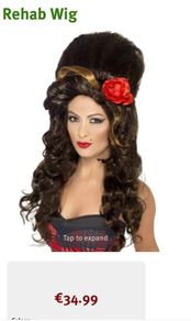 Halloween Amy Winehouse Beehive Wig
