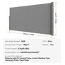 Retractable Side Awning, 71''x 118'' Outdoor Privacy Screen, 180g Polyester Water-proof Retractable Patio Screen, UV 30+ Room Divider Image 5