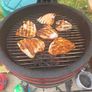 Ceramic bbq egg Kamado Bono Minimo Red Image 4