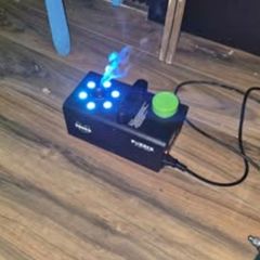 7 Colour Led Smoke Machine With Remote