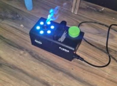 7 Colour Led Smoke Machine With Remote