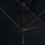 Double Parasol with Steel Pole Black 600x300 cm Image 3
