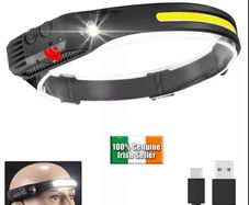 Rechargeable COB LED Headlight Superbright Price Drop