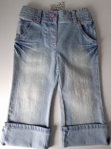 Girls Crop Jeans - 2-3 Years - NEW