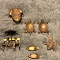 Vintage Brass Ornament Collection