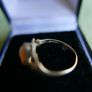 Vintage 9ct  Yellow Gold 375 Gold Oval Shell Cameo Ring 1,4g size O Image 7
