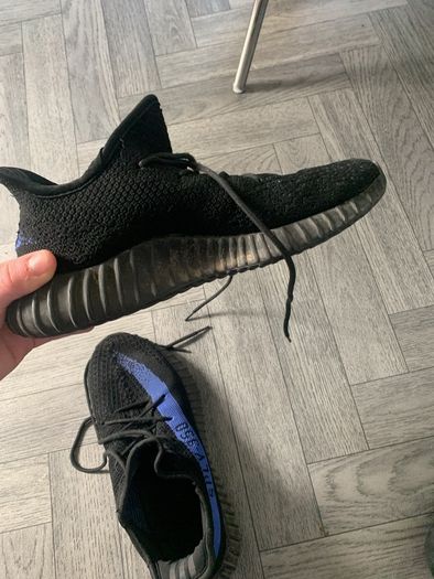 Yeezy 350 SPLY - 350 black and blue uk size 6
