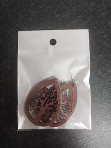 Wooden earrings