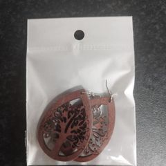 Wooden earrings