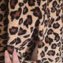 Oversized Leopard Print Hoodie Blanket Image 3
