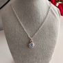 Silver Plated Aquamarine Swarovski Crystal Set Image 3