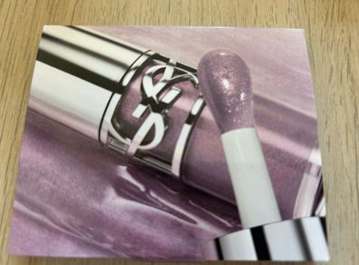 YSL Loveshine Plumping Lip Oil Gloss sample card