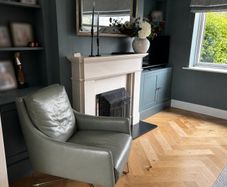 Natuzzi leather sofa & chair - reduced