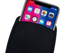 Soft Neoprene Case for iPhone 6 6S 7 8 Plus X XS XR 11 Pro MAX Black Bag Pouch