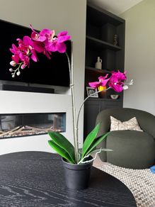 IKEA faux orchids