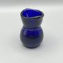 Antique Wood Bros Cobalt Blue Glass Eye Bath Wash Cup Made in England VGC Image 2