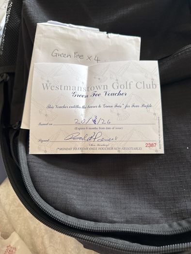 Golf Green Fee Voucher - Westmanstown Golf Club