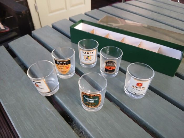 Irish Whiskey shot glasses