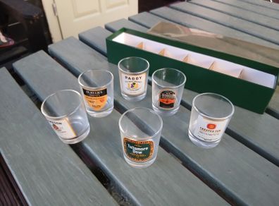 Irish Whiskey shot glasses