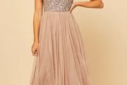 Maya Maxi Sequins Dress