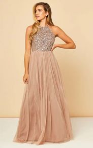 Maya Maxi Sequins Dress