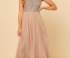 Maya Maxi Sequins Dress