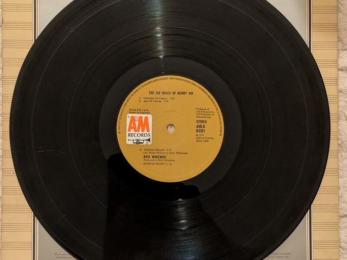Rick Wakeman  The Six Wives Of Henry VIII Gatefold LP