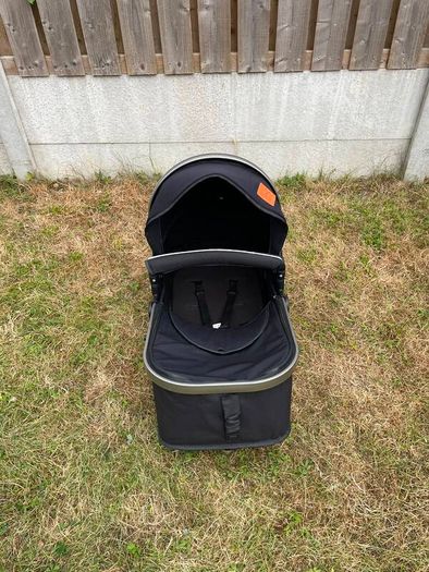 Magic ZC 3 in 1 Pushchair Pram Travel System, Baby Stroller 3 in 1 with Reversible Two Pushing Modes, Newborn Infant Carriage One-Click Folding, Toddler Buggy Aluminum Frame (739 Black)