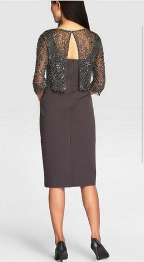 Gina Bacconi Bacconi dress in Pewter.