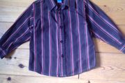 Age 2-3 Adams Chocolate Brown Striped Shirt