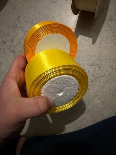 Set of ribbons and mesh