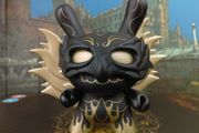 Kidrobot Dunny Gold Reveler ! MYSTERY CHASE ! from Mardivale Series ! by Andrew bell Scribe Artist ! Rarity ?/?? ! Vinyl Figure !