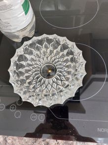Vintage crystal ashtray