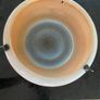 Vintage Original 1970s pink  Glass Hanging Lamp Shade Image 4