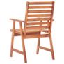 Outdoor Dining Chairs 8 pcs Solid Acacia Wood Image 5