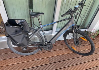 Electric Bike Gents Large JLOBE and Panier and Lock