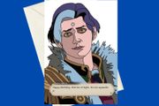 Customisable Final Fantasy XIV 14 Emet Selch Ascian Birthday A5 Card, Perfect for gifts, or funny card for Video Game Fans