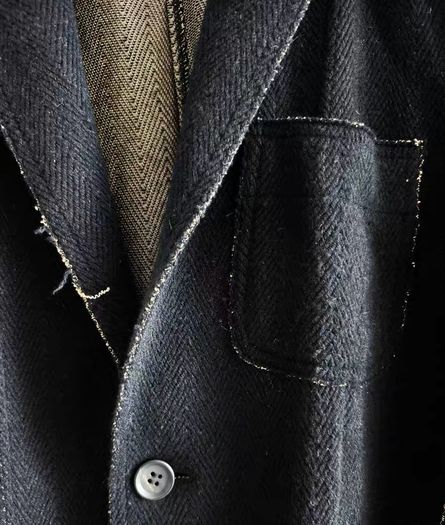 ISSEY MIYAKE Designer Wool Blend Blazer