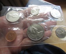 Canada Mint set 1971.British Columbia 1871-1971.Gem BU.Six coins.